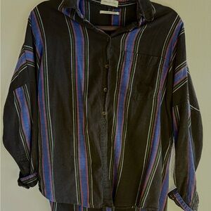 Urban Outfitters Multicolor Striped Button Down Shirt